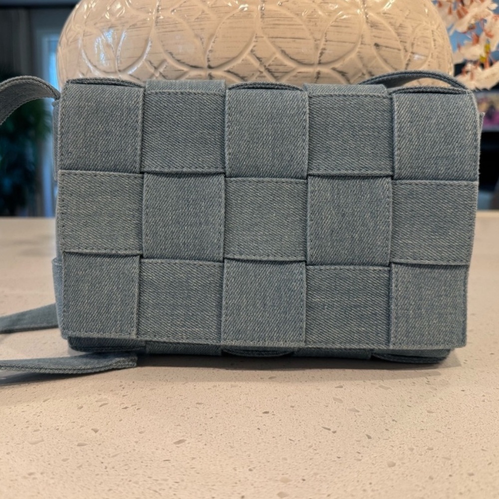 Bottega Veneta Cassette Denim Crossbody